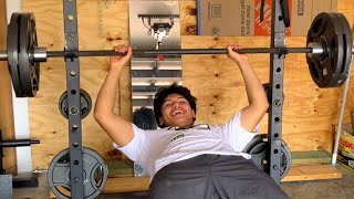 I finally benched 225 [upl. by Nylirej]