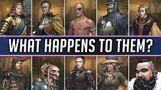 Thronebreaker ► Every Companions Final Conversation What will they do next The Witcher Tales [upl. by Anirok233]