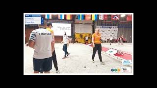 Petanque Euro Championship 2024 Mixd Double France vs Holland [upl. by Doughty990]