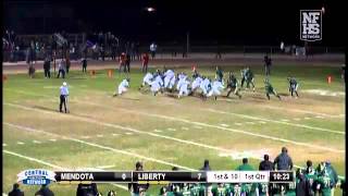 Edgar Segura punches it in the endzone for Mendota [upl. by Duston]