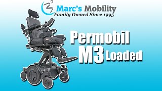 Permobil M3  Version 2 in Matte Black  Loaded with Light and and Seat Lift  Review  5000 [upl. by Brower]