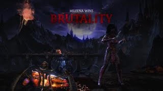 BEST MILEENA COMBO  INFINITE DAMAGE MKX [upl. by Roman]