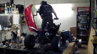 Honda TRX 700 XX making a Dyno Run [upl. by Karlin]