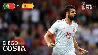 Diego COSTA Goal 2  Portugal v Spain  MATCH 3 [upl. by Nrevel]