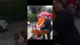 Go little rock star  Disabled quad bike rider  adaptivemotocross motocross atv trend viral [upl. by Philemol]