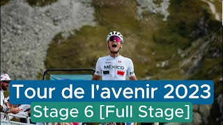 Tour de l’Avenir 2023 Stage 6 FULL STAGE [upl. by Catrina]