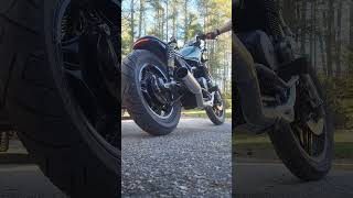 RAW sound Exhaust silencer vs straight pipe honda motorcycle restoration diy vintage loud [upl. by Koss]