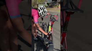 This cyclist girl TRASHES my new carbon road disc bike [upl. by Legim]