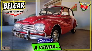 OLHA ESSE CLÁSSICO DKW VEMAG BELCAR PLACA PRETA 1967 a VENDA garagemrockar dkw belcar [upl. by Najib550]