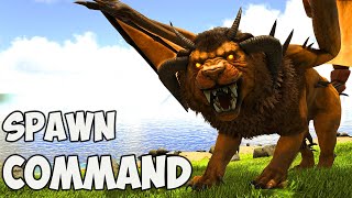 Manticore Boss ARK Spawn COMMAND  How To Summon MANTICORE BOSS Ark CODE 2023 [upl. by Ornie]