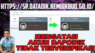 Cara Verifikasi Akun PTK atau Guru di Aplikasi Dapodik  Penting Semua GTK harus Aktif dapodik 2021 [upl. by Marlowe]