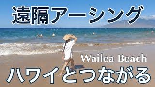 【マウイ島】ハワイとつながる遠隔アーシング動画：波動の高いハワイのパワースポットを歩こう【EarthingGrounding】Wailea Beach Maui [upl. by Abixah]