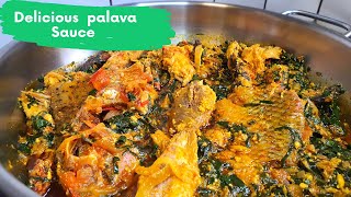 Palava Sauce kontonmire StewGhana Spinach stewMasofs kitchen [upl. by Amerigo]