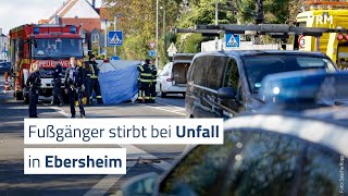 Fußgänger stirbt bei Unfall in MainzEbersheim [upl. by Eiltan]