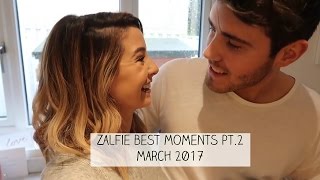 Zalfie Best Moments pt2  MARCH 2017 [upl. by Aylatan]