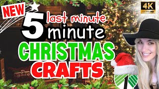 5 Minute Christmas Crafts That Don’t Look Cheap  Last Minute DIY Gifts  Dollar Tree Christmas DIYS [upl. by Carn773]