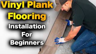 How To Install Vinyl Plank Flooring  Lifeproof Over Concrete [upl. by Llertnov972]