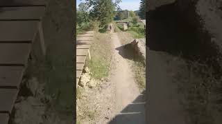 Samerberg pov mtb mountainbike trail jumpline mtblife enduro Downhill jump [upl. by Anikat]