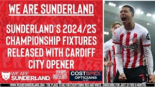 Sunderland to face Cardiff in season opener as 202425 Championship fixtures are released [upl. by Llenrod]