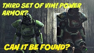 3 Sets Of Vim Power Armor  Far harbor Fallout 4 [upl. by Savage]