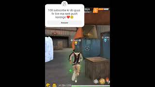 Target 🎯 100 subscribe fir live ma rank push karenge [upl. by Ydnerb]