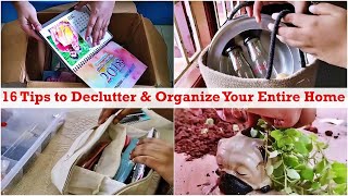 16 Tiny Tips to Declutter amp Organize Your Entire Home Tamil  Tips to Declutter Better [upl. by Anwahsad758]