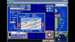 Pacific Theater of Operations 2 PC 1995 Gameplay [upl. by Yejus]