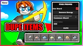 ⛏️OP Pixel Prisons Script  DUPE ITEMS [upl. by Mauchi187]