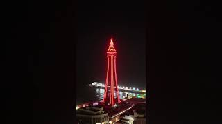 Blackpool tower in uk ytshorts travelvlog [upl. by Aemat]