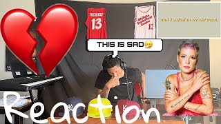 Halsey  The End Official Reaction lyric Video I HOPE THIS ISNT THE END [upl. by Payne]