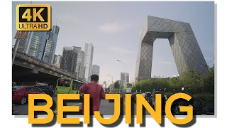 Downtown Beijing in Chaoyang District  Beijing China Walking Tour  4K Cinematic [upl. by Nowell]