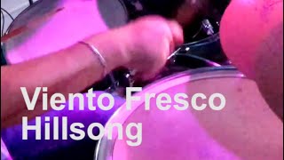 Viento Fresco coro Hillsomg shorts music cover bateria hillsong drums hillsongworship [upl. by Broida]