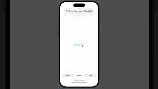 Follow Button in SwiftUI [upl. by Thanasi]