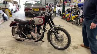 1955 BSA B31  MATHEWSONS CLASSIC CARS  22ND amp 23RD APRIL 2022 [upl. by Eidaj]