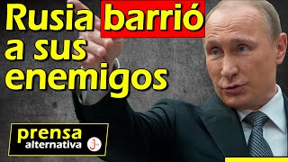 Poderío militar ruso ha eliminado toda amenaza desde iniciado el conflicto [upl. by Aeslehc]