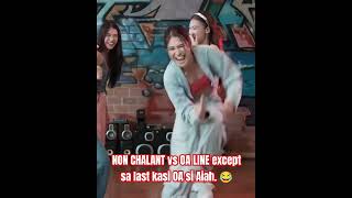 BINI NON CHALANT vs OA LINE except sa last kasi OA si Aiah 😂 bini biniph [upl. by Gehman]