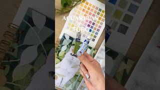 Acuarelas en tubo Tutorial de pintura 🎨 acuarela arte dibujo tutorial watercolor art [upl. by Harrow]