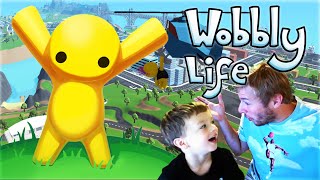 We completed our FIRST job  Wobbly Life Gameplay [upl. by Euqinna493]