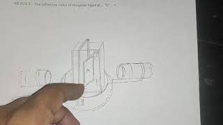 Wollastons air film method for refractive index of a liquid [upl. by Aleris26]