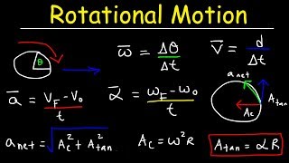 Rotational Motion Physics Basic Introduction Angular Velocity amp Tangential Acceleration [upl. by Fleming369]