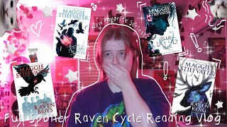 Finally Reading The Raven Cycle By Maggie Stiefvater Full Spoiler Reading Vlog 🐦‍⬛🫠✨ [upl. by Ahsika]