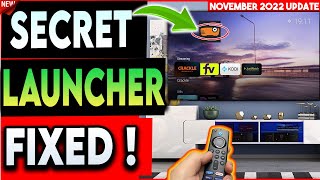 🔴AMAZING NEW FIRESTICK  ANDROID TV LAUNCHER [upl. by Aronid]