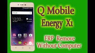 Qmobile Energy X1 Google Account Bypas  FRP remove without Computer [upl. by Tomkins]