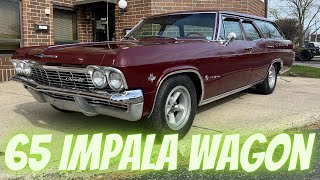 1965 Chevrolet Impala Wagon  409  SOLD [upl. by Anierdna]