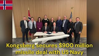 Kongsberg secures 900 million missile deal with US Navy [upl. by Anaehr]