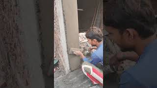 Plaster kaise karte hain construction video viralvideo [upl. by Garibull]