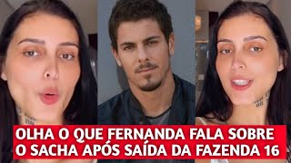 FERNANDA CAMPOS ACABOU VIRANDO MOTIVO DE PIADA NAS REDES SOCIAIS PÓS SUA NOVA DECLARAÇÃO SOBRE SACHA [upl. by Ahsinad]