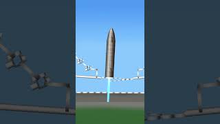 Landing Rocket on a Bridge in SFS shorts [upl. by Shannen]