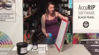 How To Coat a Screen  Screen Printing [upl. by Nauqas638]