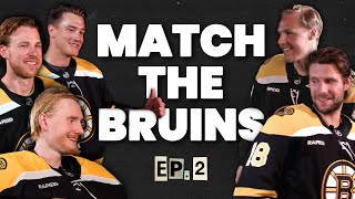 Bruins Compete In Ultimate Teammate Trivia Challenge  Match The Bruins Ep 2 [upl. by Introk]